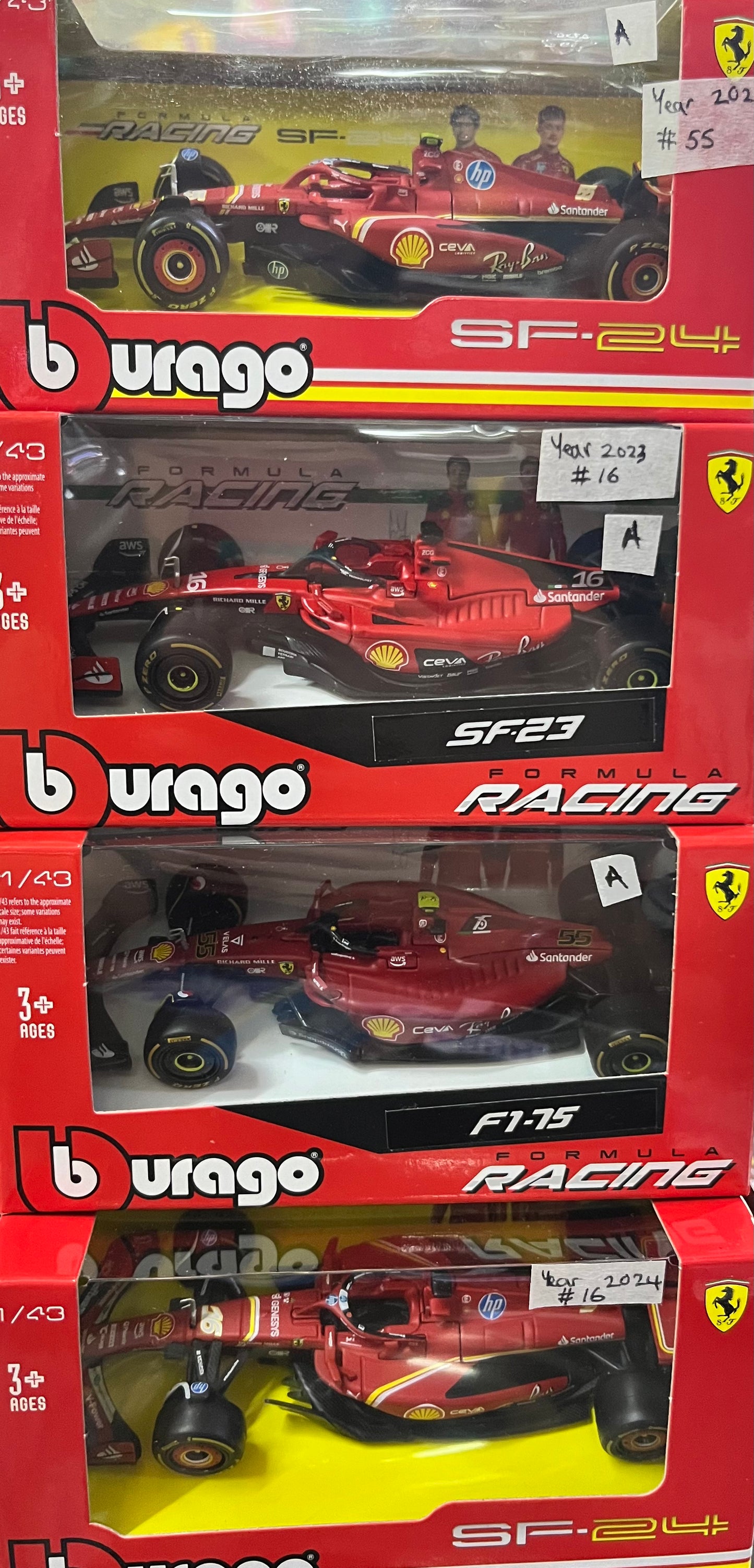 Bburago 2023 Ferrari SF23 #16 (1:43)