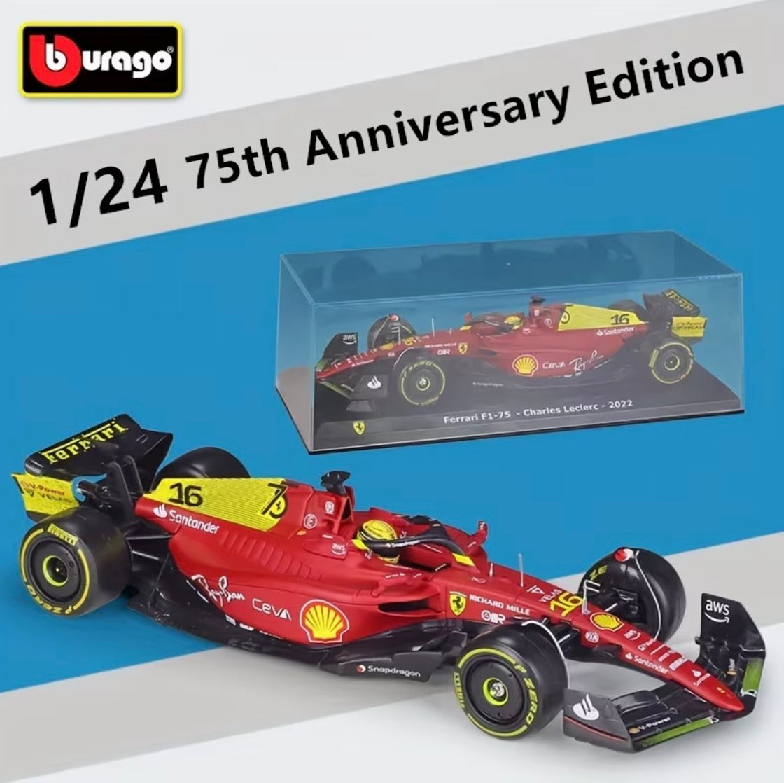 Burago Ferrari F1 #16 (1:24)