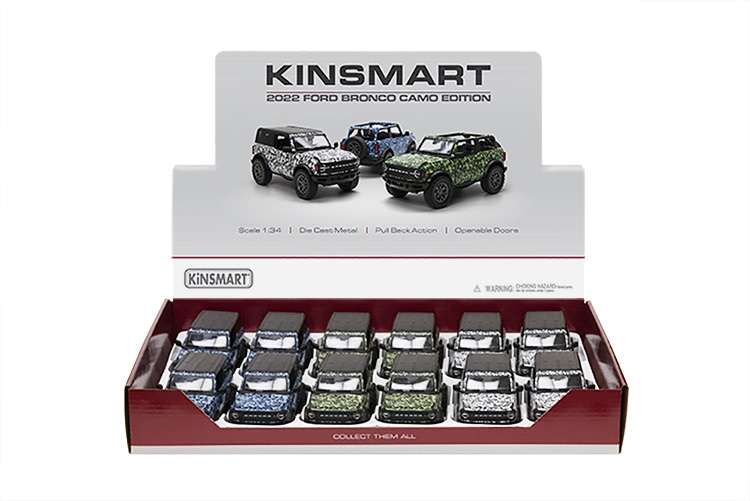 2022 Ford Bronco Camo Edition (Hard Top) (1:34)