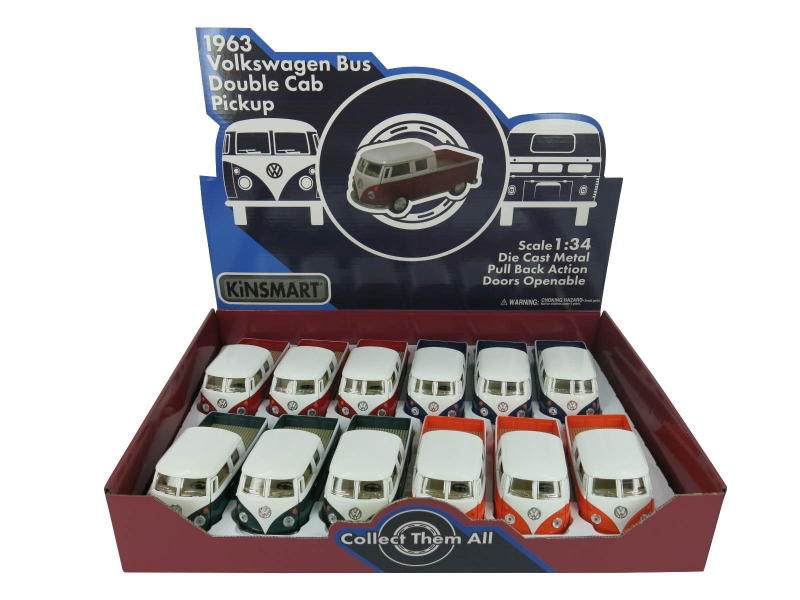 1963 Volkswagen Bus Double Cab Pickup (1:34)