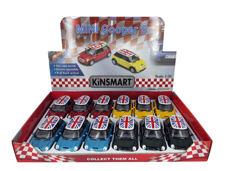Mini Cooper S w/ flag printing (1:28)