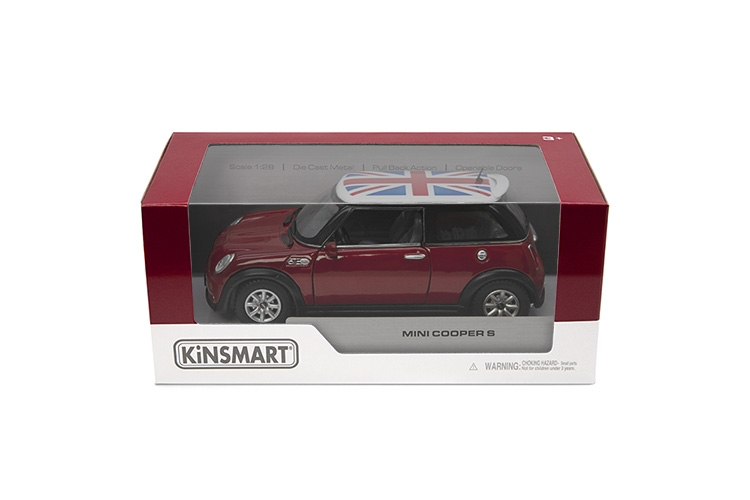 Mini Cooper S w/ flag printing (1:28)